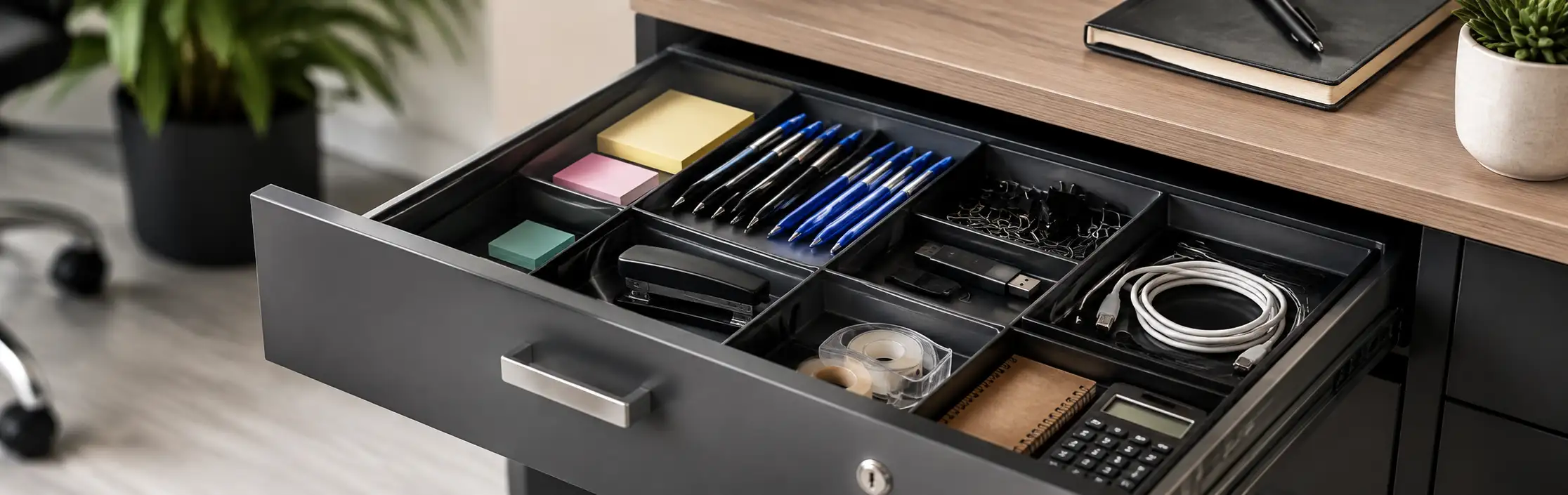Office desk drawer Organization